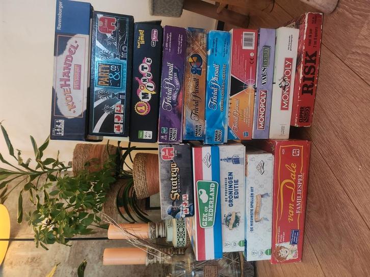Spellenpakket Basisspellen, Hobby en Vrije tijd, Gezelschapsspellen | Bordspellen, Gebruikt, Ophalen