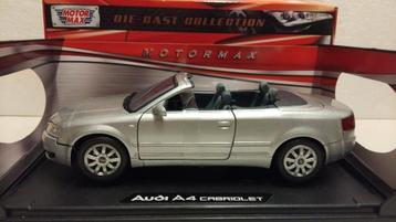 Audi A4 zilvergrijs MotorMax metal 1:18 KRD beschikbaar voor biedingen