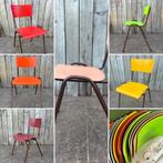 upcycled stapelstoel – Polly  ( groot aantal mogelijk ), Overige kleuren, Vintage, Ophalen of Verzenden, Zo goed als nieuw