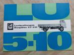 1961 Büssing LU 5/10 'unterflur' motor vrachtwagen folder (D, Boeken, Ophalen of Verzenden, Zo goed als nieuw