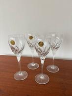 Wedgwood witte wijnglazen – set van 4 | loodkristal, Glas of Glazen, Nieuw, Ophalen of Verzenden, Glas