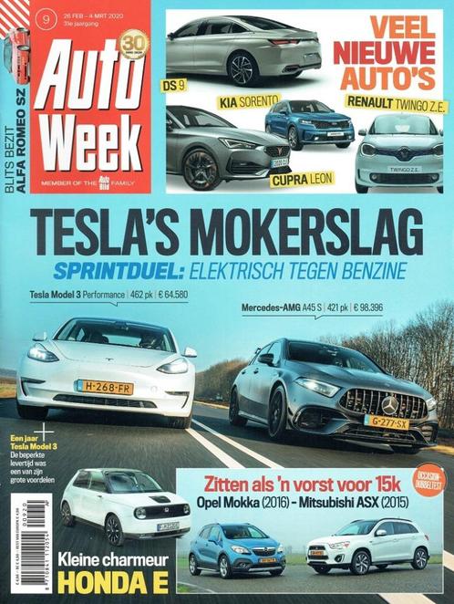 Autoweek 2020 nr. 9 (o.a. Mercedes A45 S & Tesla Model 3), Boeken, Auto's | Folders en Tijdschriften, Gelezen, Algemeen, Verzenden
