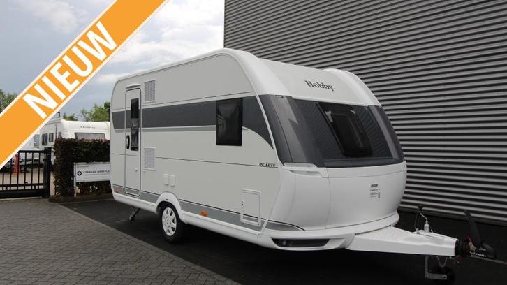 Hobby De Luxe 400 SFE Model 2026 1500 kg as, Caravans en Kamperen, Caravans, Bedrijf, tot en met 3, 750 - 1000 kg, Treinzit, Hobby
