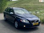 Volvo V70 2012 2.5FT LEER/Clima/BTaudio/HF/Facelift, Voorwielaandrijving, Euro 5, Gebruikt, Blauw