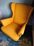 Ikea Fauteuil Okergeel, Huis en Inrichting, Ophalen, Zo goed als nieuw, 75 tot 100 cm, 50 tot 75 cm