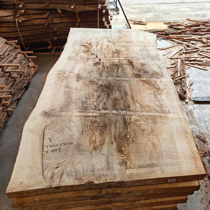 Populieren tafelbladen/ meubel blad. Ideaal voor epoxy., Doe-het-zelf en Verbouw, Hout en Planken, Zo goed als nieuw, Plank, Overige houtsoorten