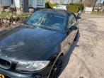 BMW 1-Serie 2.0 118I Cabrio 2010 Zwart, Auto's, BMW, 1-Serie, Achterwielaandrijving, Cabriolet, 4 stoelen