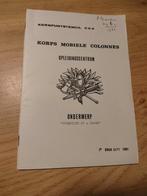 Korps Mobiele Colonnes Opleidingscentrum S1 Zaken, Verzamelen, Militaria | Algemeen, Ophalen of Verzenden, Landmacht, Nederland