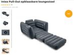 Retour deal met slechte doos Pull out chair Intex slaap bank, Ophalen of Verzenden, Nieuw, 1-persoons