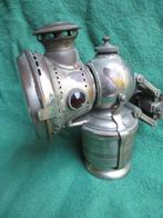 Antieke motor of fiets lamp carbiet lamp, Ophalen of Verzenden
