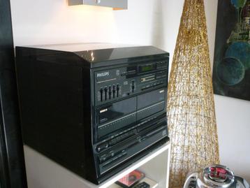 Philips FCD-485 1988 tiener stereo set compl, AB boxen etc  beschikbaar voor biedingen