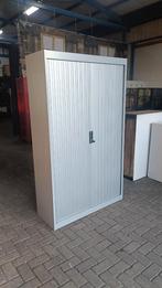 Zeer nette zilvergrijze metalen roldeurkasten, archiefkasten, Huis en Inrichting, Kasten | Roldeurkasten en Archiefkasten, 100 tot 150 cm
