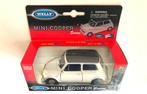 Mini Cooper wit met zwart dak Welly., Ophalen of Verzenden, Zo goed als nieuw, Auto