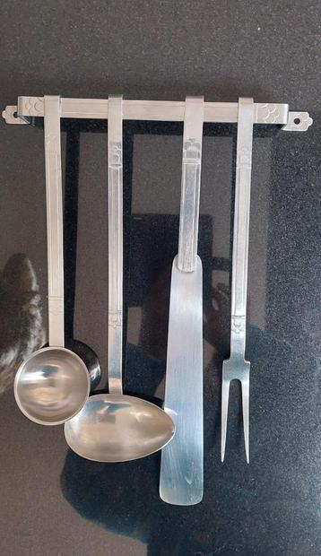Vintage 5-delig lepelrek Gero Zilmeta grootmoederstijd oma beschikbaar voor biedingen