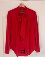 Studio Anneloes blouse met strik, wijnrood, maat M, Maat 38/40 (M), Studio Anneloes, Ophalen of Verzenden, Zo goed als nieuw