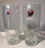 2 Jupiler bierglazen. 25 cl. Belgisch pilsbier. Hoogte 15 cm, Ophalen of Verzenden, Zo goed als nieuw, Glas of Glazen, Jupiler