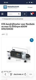 Haspa K18 en K24 aandrijfmotor voor flexibele as 2 stuks, Ophalen of Verzenden, Nieuw, Minder dan 700 watt