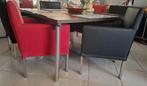 BERT PLANTAGIE - 6 EETKAMER STOELEN, Ophalen, Zo goed als nieuw, Metaal, Vijf, Zes of meer stoelen