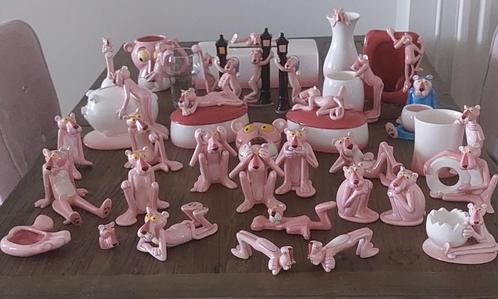Vintage Pink panther/roze panter keramiek beeldjes verzameli, Verzamelen, Complete verzamelingen en Collecties, Ophalen