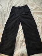 Marlene Dietrich stijl broek hoge taille wijde krijtstreep p, Kleding | Dames, Maat 38/40 (M), Verzenden, Zwart, Zo goed als nieuw