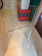 Vintage Niels Gammelgaard stoel wit, Huis en Inrichting, Stoelen, Ophalen, Gebruikt, Wit, Metaal