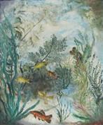 ==vissen==Madame Radda 1891-1967===afgebeeld in catalogus==, Antiek en Kunst, Ophalen of Verzenden