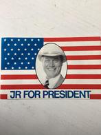 Sticker JR For President (jaren 80 Dallas), Verzenden, Zo goed als nieuw, Tv, Overige typen