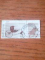 gestempelde zegel nederland  met tab  [ barouche ], Verzenden, Gestempeld