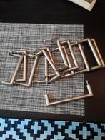 Keuken kast greepjes geborsteld metaal 18 stuks, Huis en Inrichting, Ophalen of Verzenden, Gebruikt