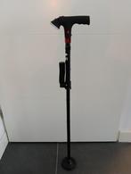 Handige stevige wandelstok in hoogte verstelbaar  zwart, Diversen, Wandelstokken, Ophalen, Opvouwbaar, Zo goed als nieuw