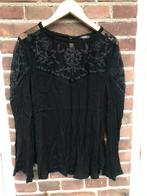 Mexx top zwart kant 38 / 40, Maat 38/40 (M), Mexx, Zwart, Ophalen of Verzenden