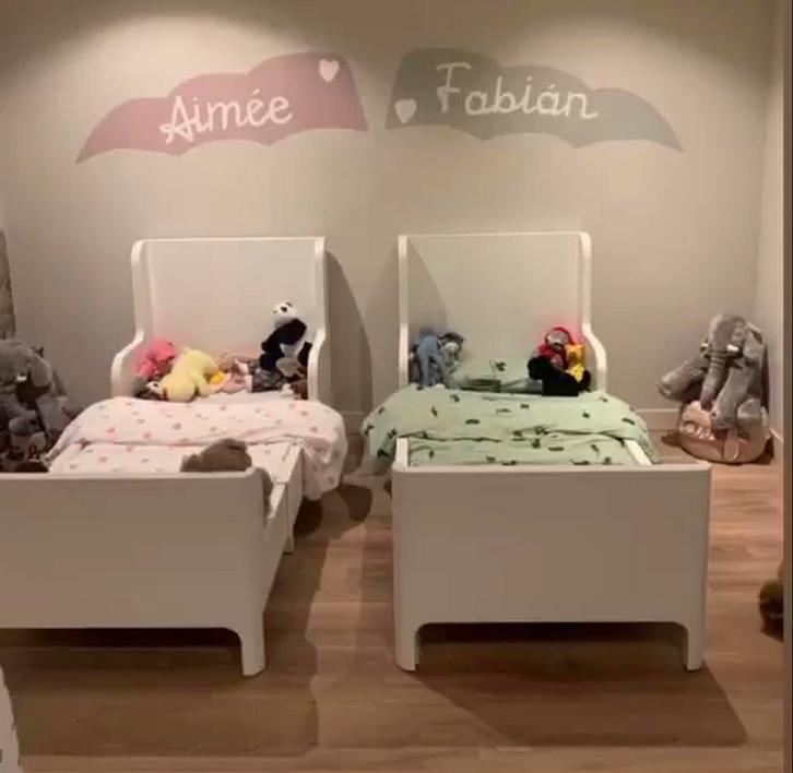 Busunge meegroei peuter bed, Kinderen en Baby's, Kinderkamer | Bedden, Zo goed als nieuw, 180 cm of meer, 70 tot 85 cm, Matras