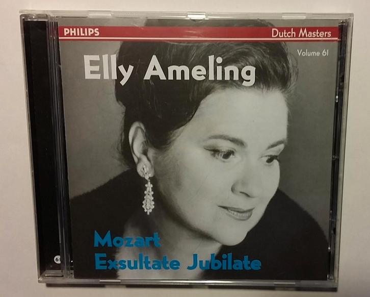 Elly Ameling - Mozart: Exsultate Jubilate etc., Cd's en Dvd's, Cd's | Klassiek, Zo goed als nieuw, Vocaal, Romantiek, Met libretto