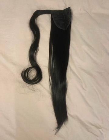 Wrap ponytail donkerbruin/zwart #1b NIEUW! beschikbaar voor biedingen