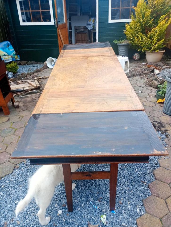 Mooie houten tafel, Huis en Inrichting, Tafels | Eettafels, Gebruikt, 50 tot 100 cm, 100 tot 150 cm, Vijf personen of meer, Rechthoekig
