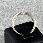 Gouden Ring | 14k* | 2,61g | witg briljant | 16,25 | 350015, Gebruikt, Ophalen of Verzenden, Kleiner dan 17, Met edelsteen