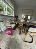Luxe Eettafelset met Stoelen moet zsm weg!, Huis en Inrichting, Ophalen, 100 tot 150 cm, Zo goed als nieuw, Vijf personen of meer