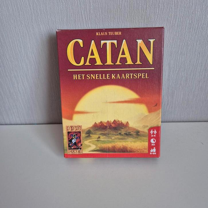 Catan Het Snelle Kaartspel, Hobby en Vrije tijd, Gezelschapsspellen | Kaartspellen, Zo goed als nieuw, Een of twee spelers, Drie of vier spelers
