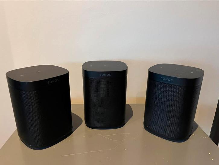 SONOS ONE SL ZWART 3ST | ZGAN, Audio, Tv en Foto, Luidsprekers, Zo goed als nieuw, Front, Rear of Stereo speakers, Minder dan 60 watt