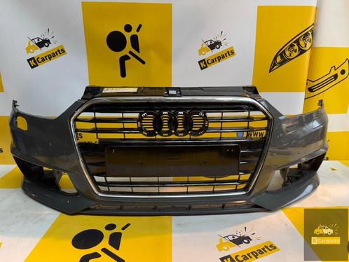 Voorbumper Audi A1 8X S-line facelift 10/18 KLS 8XA807437, Auto-onderdelen, Carrosserie en Plaatwerk, Bumper, Audi, Voor, Gebruikt