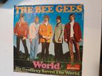 Bee gees 7 inch world, Cd's en Dvd's, Vinyl Singles, Ophalen of Verzenden, Zo goed als nieuw, Pop