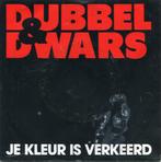 DUBBEL & DWARS  -  Je kleur is verkeerd, Cd's en Dvd's, Nederlandstalig, Gebruikt, 7 inch, Single