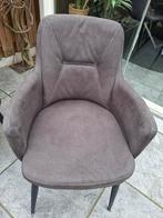Z.g.a.n  4 Antraciet Grijze MX SOFA eetkamerstoelen., Huis en Inrichting, Stoelen, Ophalen, Zo goed als nieuw, Grijs, Vier