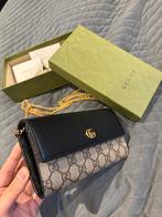 Gucci Marmont Wallet Bag, Zwart, Zo goed als nieuw, Leer, Ophalen