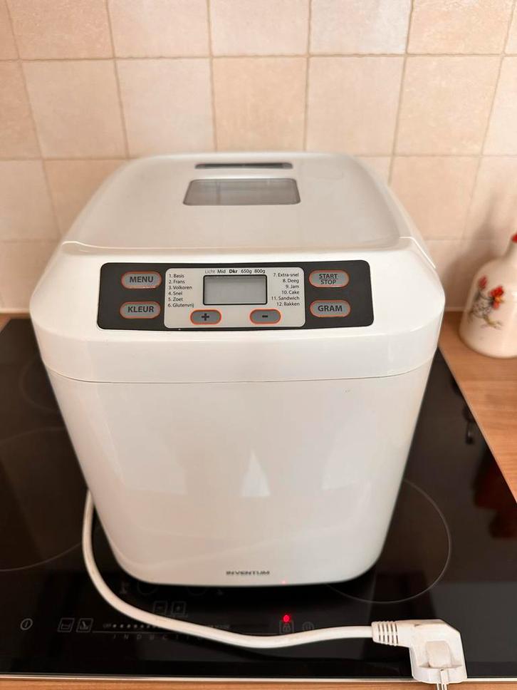 Broodbakmachine - Inventum BM60, Witgoed en Apparatuur, Broodbakmachines, Gebruikt, Met timer, 400 tot 800 gram deeg, Kijkvenster