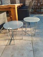 Bijzettafel Grijs - Set van 2, Huis en Inrichting, Ophalen, Minder dan 45 cm, Minder dan 55 cm, Gebruikt