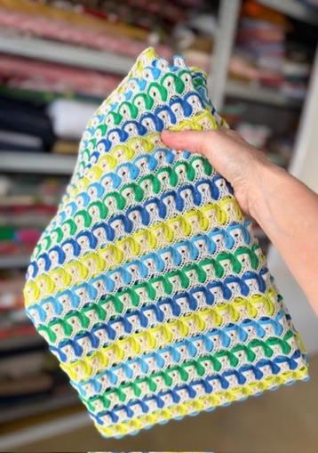 Stof lace mesh geel groen blauw see through beschikbaar voor biedingen