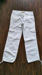 TRF 100% broek wit met sierlintjes maat 36, TRF 100%, Wit, Ophalen of Verzenden, Zo goed als nieuw