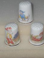 3 Vingerhoedjes Kabouters, Birchcroft porselein, Ophalen of Verzenden, Zo goed als nieuw
