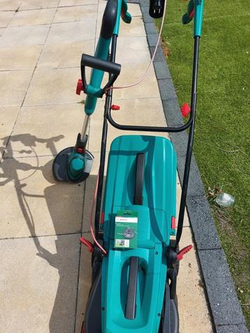 bosch grasmaaier en trimmer en extra spoel beschikbaar voor biedingen